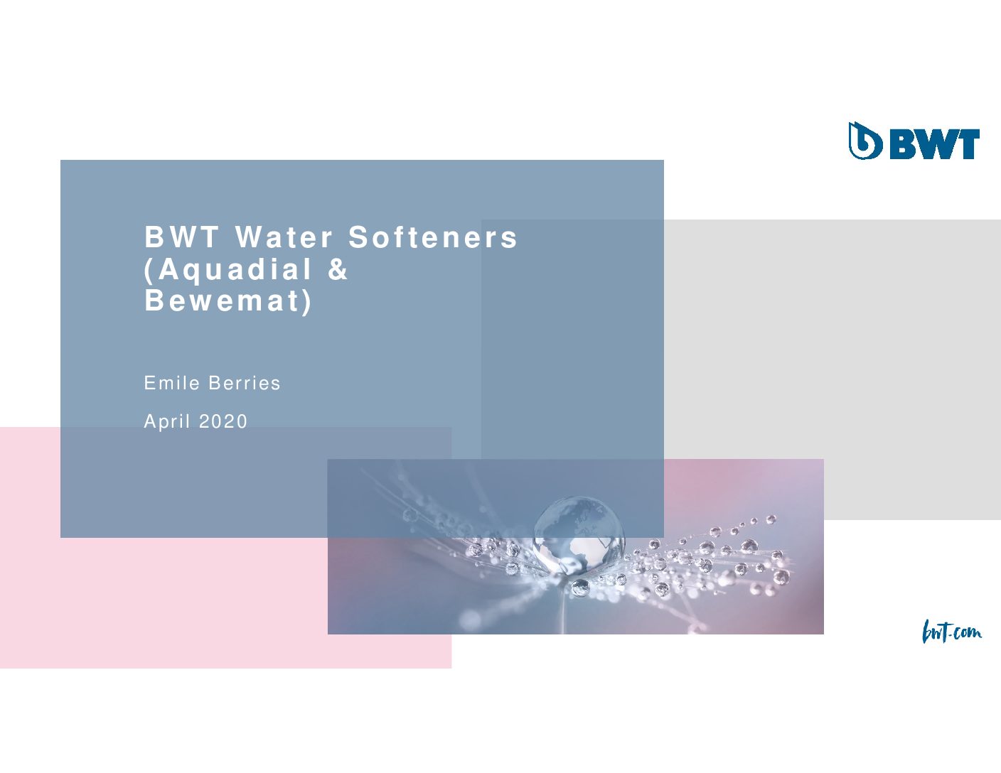 BWT Water Softeners