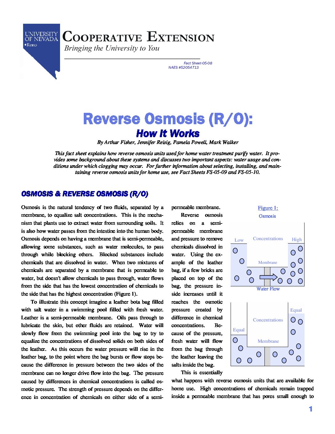 Reverse  O smosis