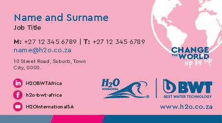 H2O | BWT Business Card